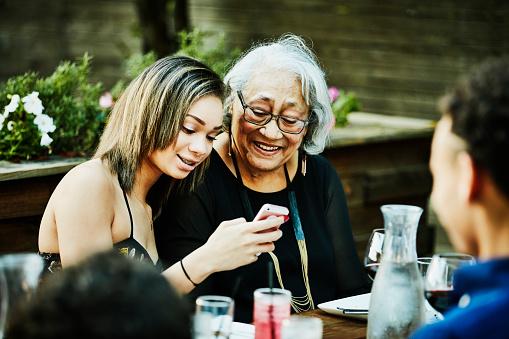 Granddaughter and Grandmother